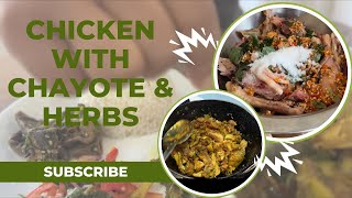 Local Chicken With Squash And Local Herbsnortheast Indiaeastern Arunachal Paradesh