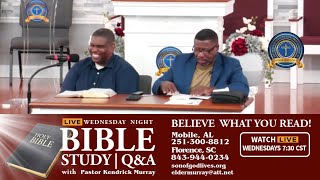 April 15th, 2026 Wednesday Night Bible Study