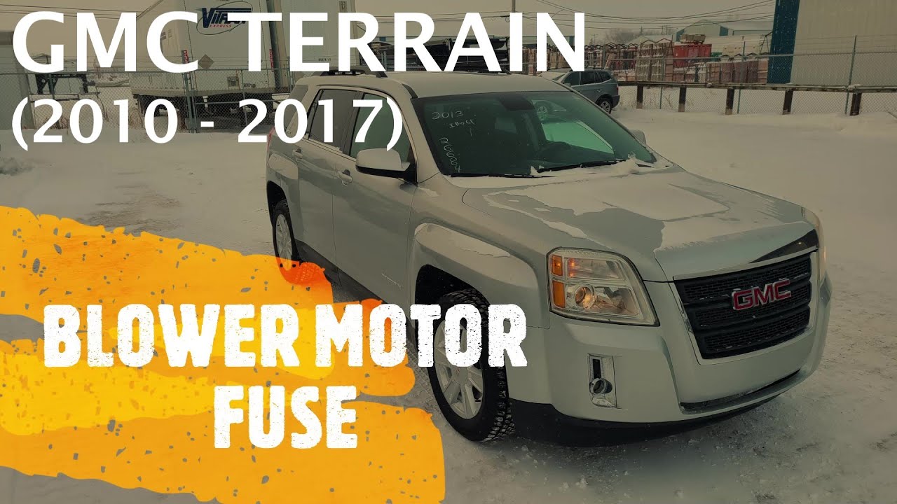 GMC Terrain - BLOWER MOTOR FUSE LOCATION (2010 - 2017)