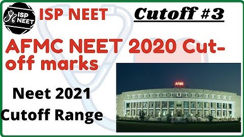 AFMC Cutoff marks NEET 2021 / Expected AFMC Cutoff 2021 l what is AFMC Screening test