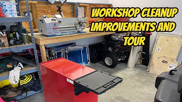 Vevor Mini Lathe MX 400 Part 12 - Workshop Cleanup, Improvements and Short Tour