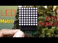 LED matrix || With Mobile || by es tech knowledge