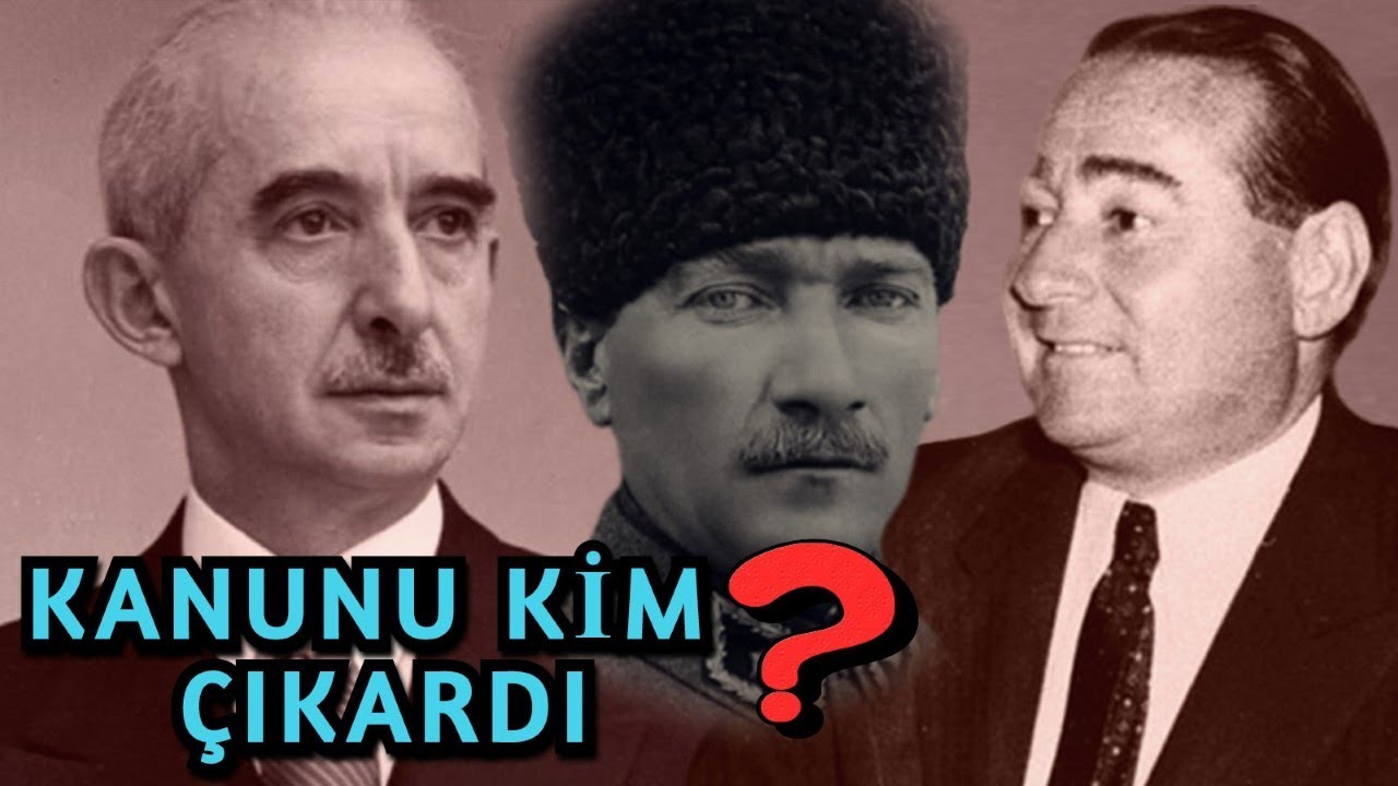 Atatürk'ü Koruma Kanununu Kim-Neden ve Nasıl Çıkardı? Adnan Menderes /  İsmet İnönü ! - YouTube