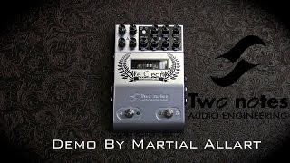 Two Notes Le Clean preamp pedal demo by Martial Allart