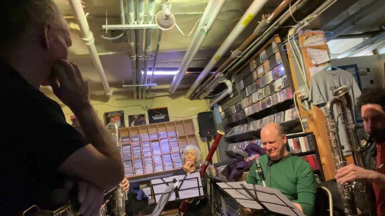 patrick brennan: glow low, a quick sketch at Downtown Music Gallery, NYC, December 5, 2023