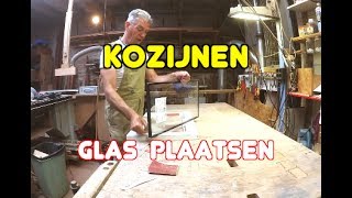 Timmertip 752 Dubbel glas plaatsen.