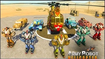 US Army Tank Robot Transport - Army Tank Truck Transport Game - Android Gameplay FHD