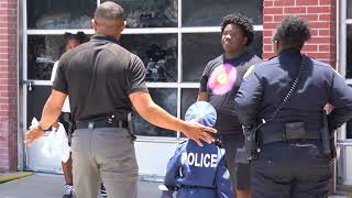 Tampa Police handing out citations to kids!