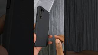 [ASMR] Unboxing Samsung Galaxy S23+plus Spigen Liquid Air back cover case - Matte Black