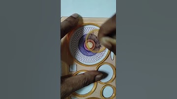 spirograph design for beginners #spirograph #art #shortvideo