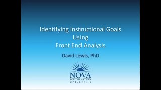 Front End Analysis Profile