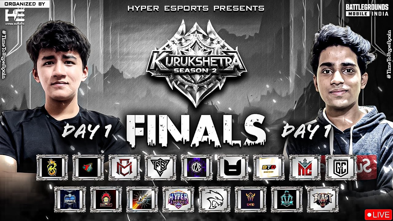 [HINDI] 15K FINALS DAY 1 || KURUKSHETRA S2ll HYPER ESPORTS || # ...