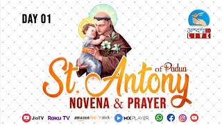 St. Anthony Novena and Prayer ||Day 01 || Atmadarshan Tv