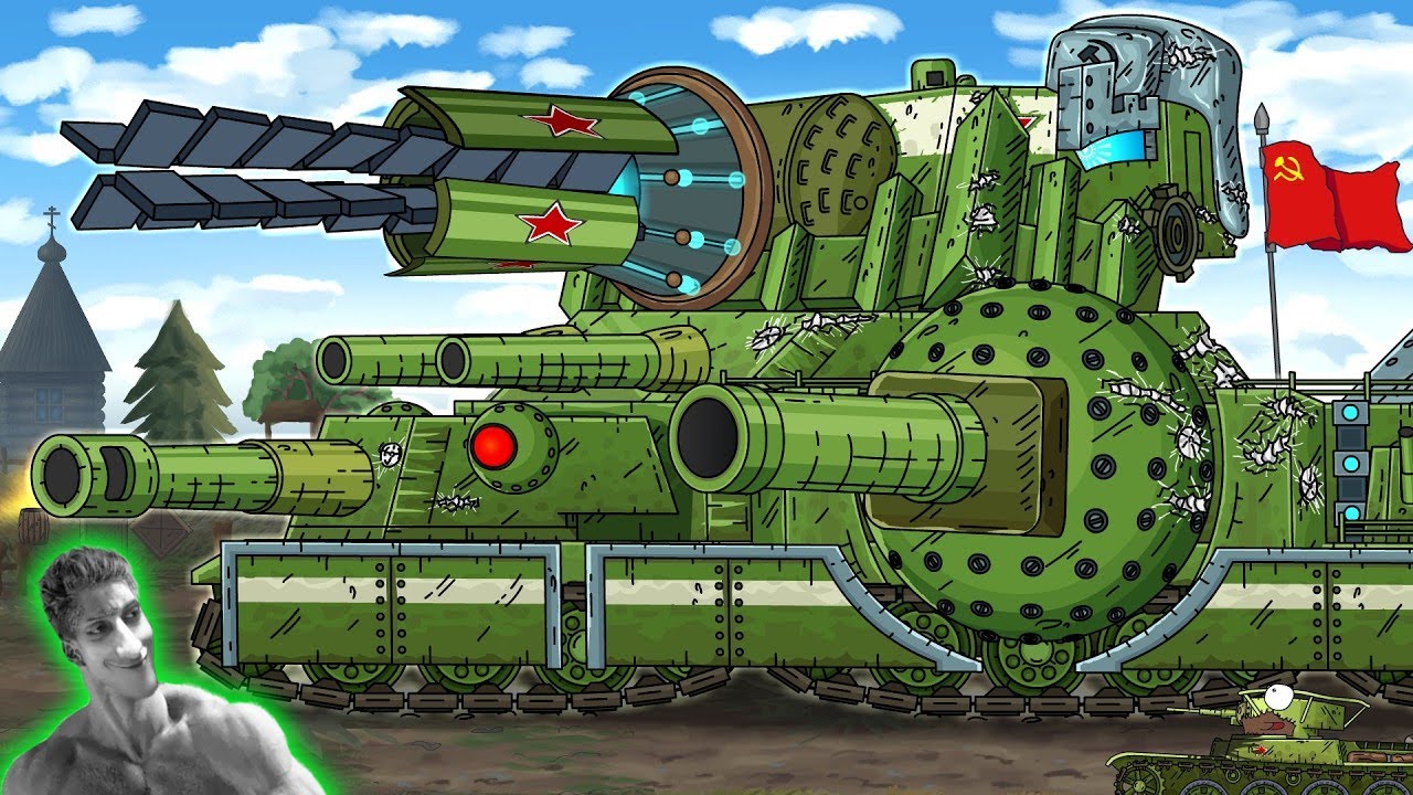 Я ЗАЩИЩУ СССР! Восток-1 и Советский Карл-44 в пути! - Реакция на Геранд - Мультики про Танки Gerand