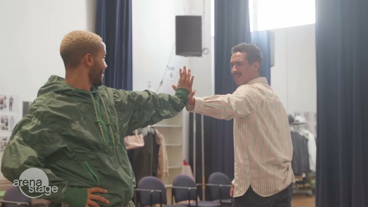 In the WE ARE GATHERED Rehearsal Room with Director Kent Gash