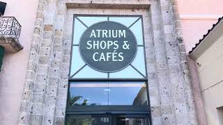 Fashion Island Atrium Shops and Cafe Walking Tour