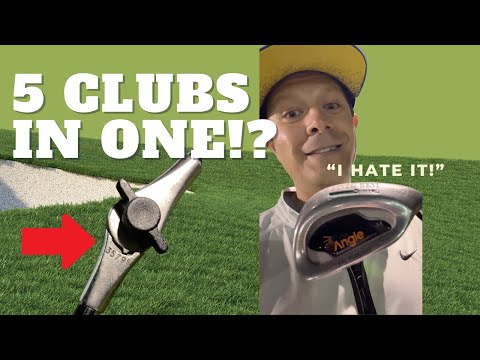 من با یک میله ی قابل تنظیم ۹ سوراخه بازی می کنم