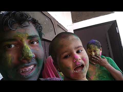 Holi with family - 2019 !! 🎉🎊🎉