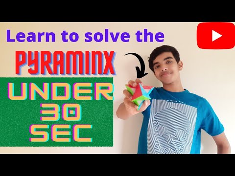 How to solve a Pyraminx in under 30 seconds | #easiest tutorial