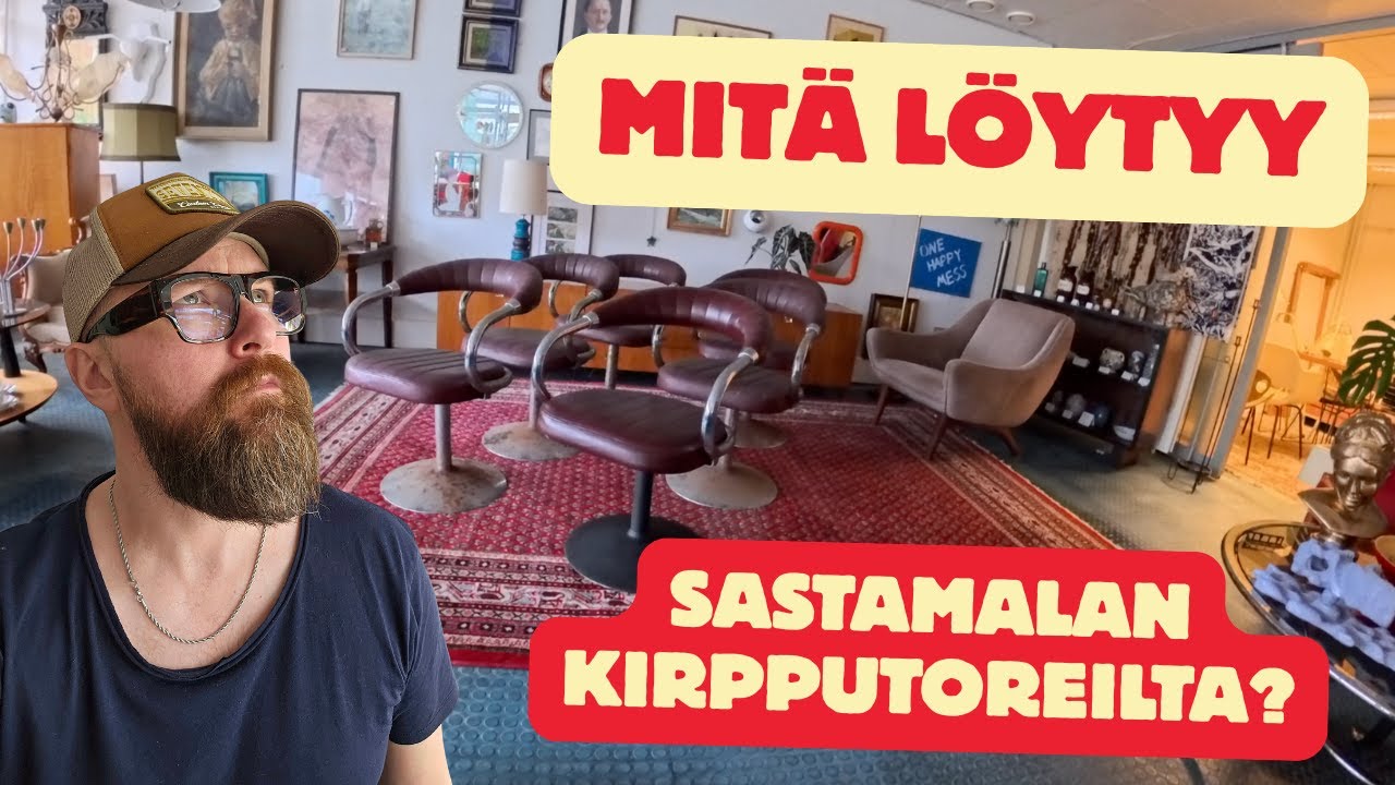 Kierretään Sastamalan kirpputorit! Mitä löytyi?