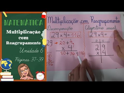 Matemática: Multiplicação com Reagrupamento - 15 de setembro - YouTube