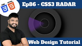 Ep86 - CSS3 Radar Effect Tutorial with source code