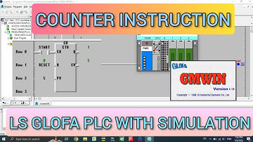 GMWIN : Counter Instruction LS Glofa PLC With Simulation
