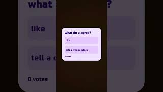 Tell Me With The Poll