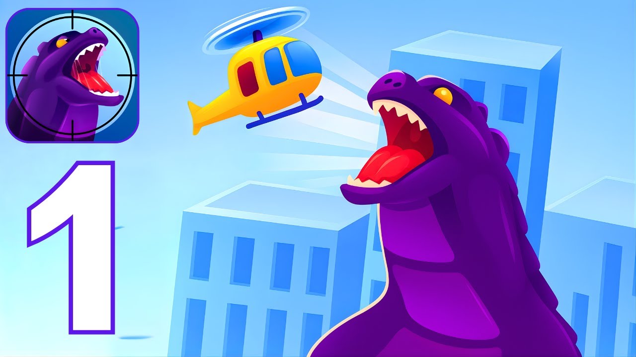 Heli Monsters - Giant Hunter - Gameplay Walkthrough Part 1 (iOS, Android)