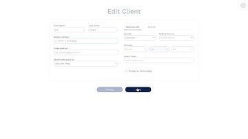 Edit Client on appointments - Free Appointment Scheduling Software Plandok.com