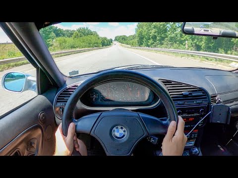 1998 BMW E36 M3 4 Door Manual - POV Test Drive by Tedward (Binaural Audio)