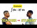 Two Ways to Integrate (5x−2)⁶ — Substitution vs Smart Shortcut!
