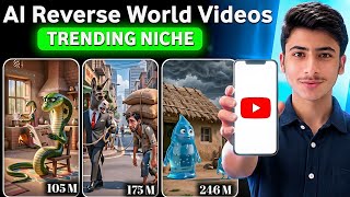 How to Make FREE and UNLIMITED 😱 Viral REVERSE WORLD VIDEOS with AI? 🤫| AI Videos Tutorial