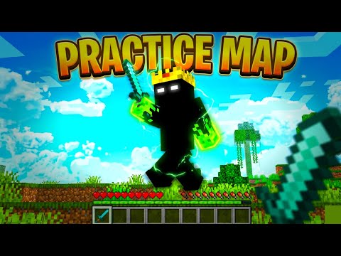 Minecraft Bedrock Best PvP Practice Map ⚔️ | best PvP Practice map for Minecraft pe 1.26+