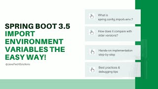 What's NEW in Spring Boot 3.5 Environment Variable Imports