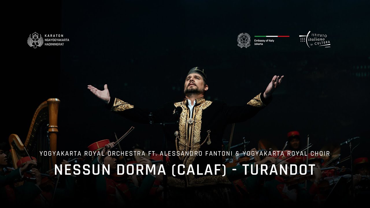 Nessun dorma - Turandot | Alessandro Fantoni, Yogyakarta Royal Orchestra, Yogyakarta Royal Choir