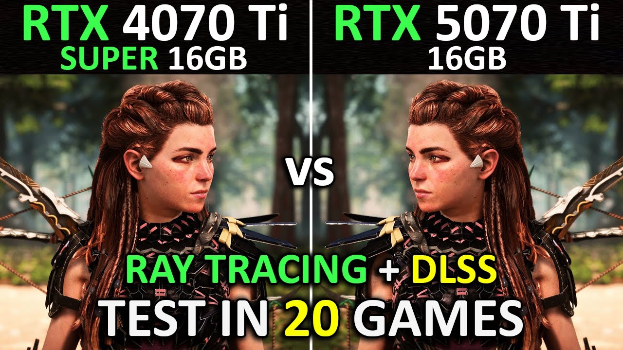 RTX 5070 Ti vs RTX 4070Ti SUPER | 1440p & 4K | Rasterization | RT ...