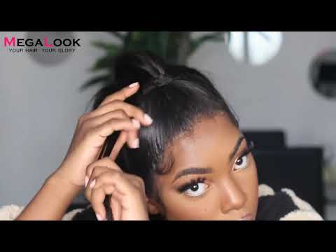 HALP UP HALF DOWN TUTO FACILE | MegaLook Hair