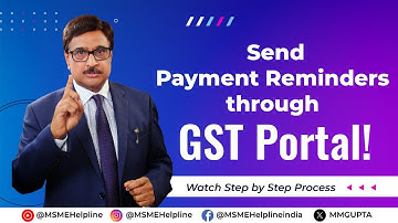 Send Payment Reminders to Your Buyers through GST Portal. Recover your Delayed Payments.