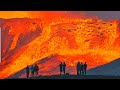 Huge lava flows leave people in awemost awesome view on earthiceland volcano throwback may31 2021