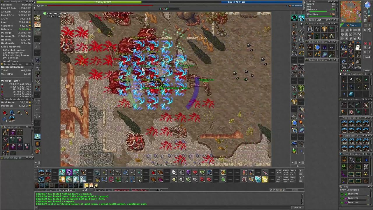 Tibia / Upper Roshamuul (revisited) / Royal Paladin / 11kk Exp @100% / Level 1500+