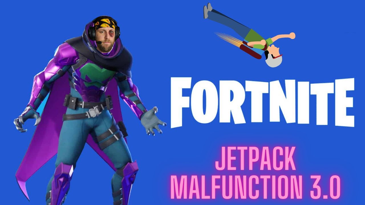 Fortnite - 10th and 11th Kills, Then Jetpack Malfunction