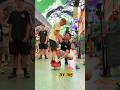 STRIP SKATES balance challenge on Fremont Street come try this can you balance on the trick SKATES?