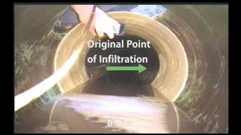 Infiltration Stopped with Point Repair PipePatch