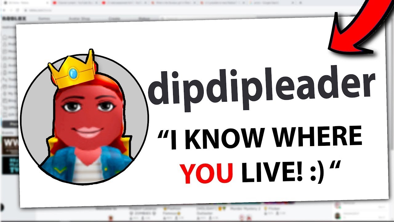 These Roblox HACKERS Can Find Where You Live?! Roblox Dip Dips! 