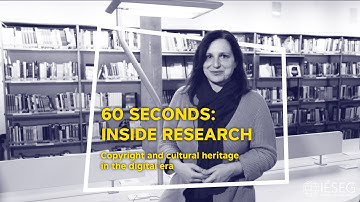 60 Seconds - Inside Research - Copyright and cultural heritage in the digital era