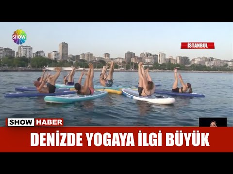 Denizde yogaya ilgi büyük