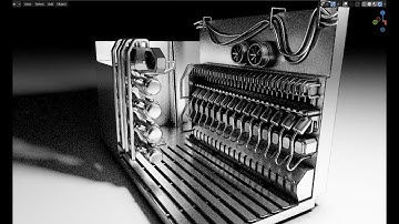 Spaceship Room Speed Modeling - Grid Modeler (blender addon)