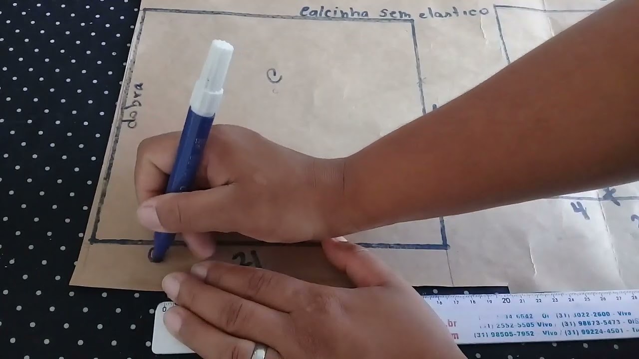 Molde de calcinha sem elastico GG