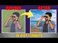 Before vs after amazing image  the power of ai  uttam tech